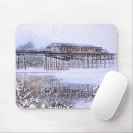Pier von Scarborough North Bay - Vintage-Aquarell Mousepad