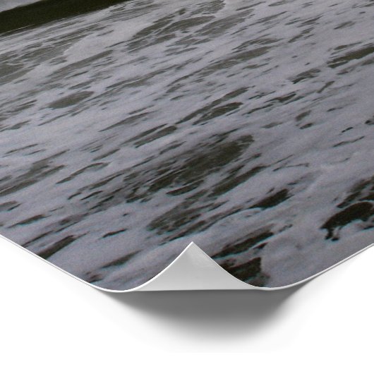 Pier vor dem Sturm Poster (Ecke)