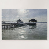 Pier with Palapas Puzzle (Horizontal)