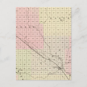 Pierce Landkreis, Nebraska Postkarte