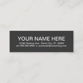 PIERCE (Mod Quadrate) Mini Visitenkarte (Rückseite)