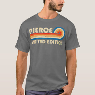 PIERCE Name Personalisiert Funny Retro Vintage Geb T-Shirt