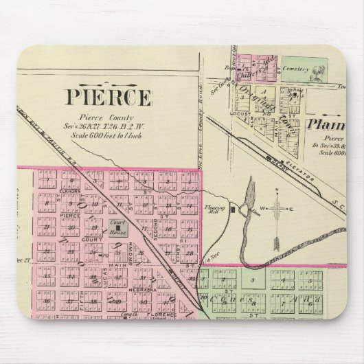 Pierce, Nebraska Mousepad (Vorne)