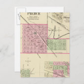 Pierce, Nebraska Postkarte (Vorne/Hinten)
