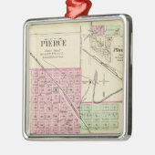Pierce, Nebraska Silbernes Ornament (Links)