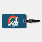 Pierce New Hampshire Sun Eagle Gepäckanhänger (Vorderseite horizontal)