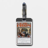 Pierce-Pfeil-Automobil Gepäckanhänger (Rückseite vertikal)