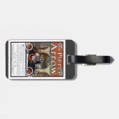 Pierce-Pfeil-Automobil Gepäckanhänger (Rückseite horizontal)