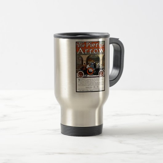 Pierce-Pfeil-Automobil Reisebecher (VorderseiteRechts)