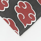 Pierce Red Cloud-Muster Fleecedecke (Ecke)