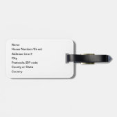 Pierced, by Brian Benson Gepäckanhänger (Rückseite horizontal)