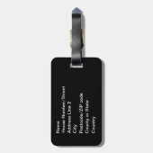 Pierced, by Brian Benson Gepäckanhänger (Rückseite vertikal)