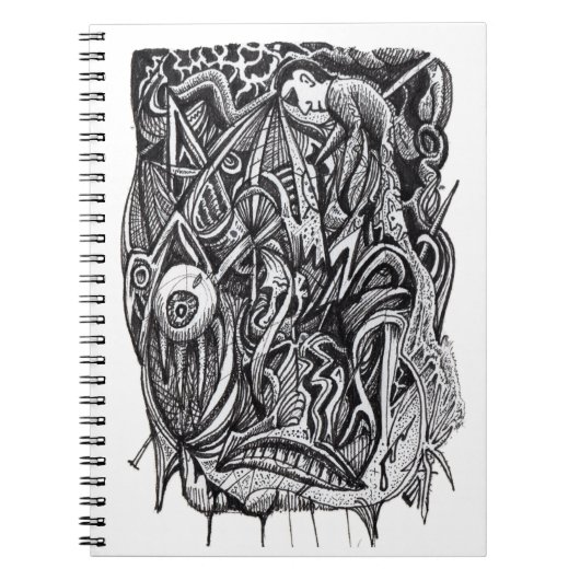 Pierced, by Brian Benson Notizblock (Vorderseite)