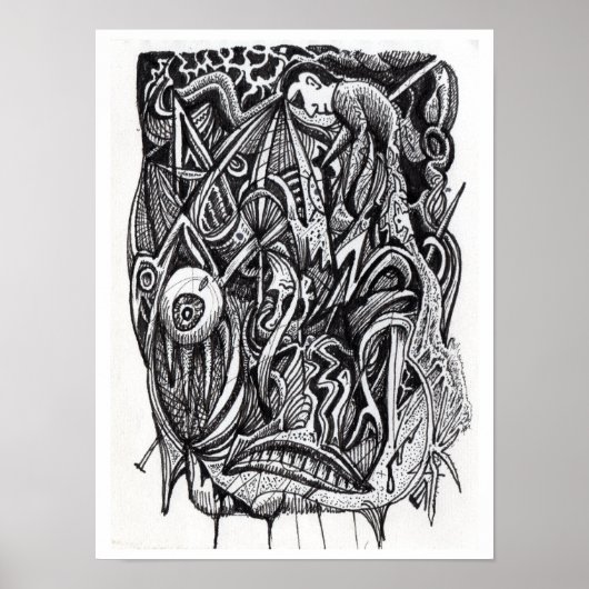 Pierced, by Brian Benson Poster (Vorne)