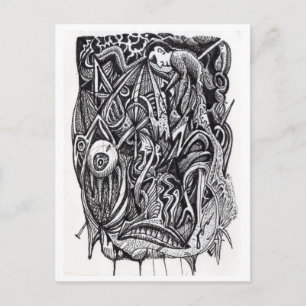 Pierced, by Brian Benson Postkarte