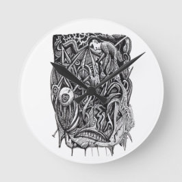 Pierced, by Brian Benson Runde Wanduhr