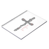 Pierced Cross - Isaiah 53:5 Notizblock (Linke Seite)