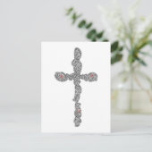 Pierced Cross - Isaiah 53:5 Postkarte (Stehend Vorderseite)