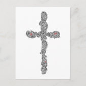 Pierced Cross - Isaiah 53:5 Postkarte (Vorderseite)