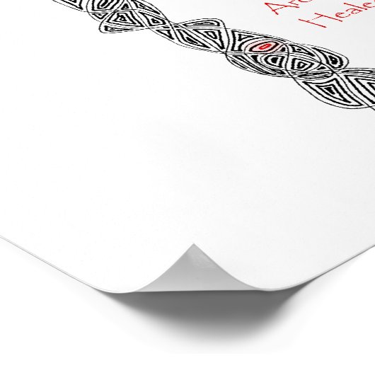 Pierced - Isaiah 53:5b Poster (Ecke)