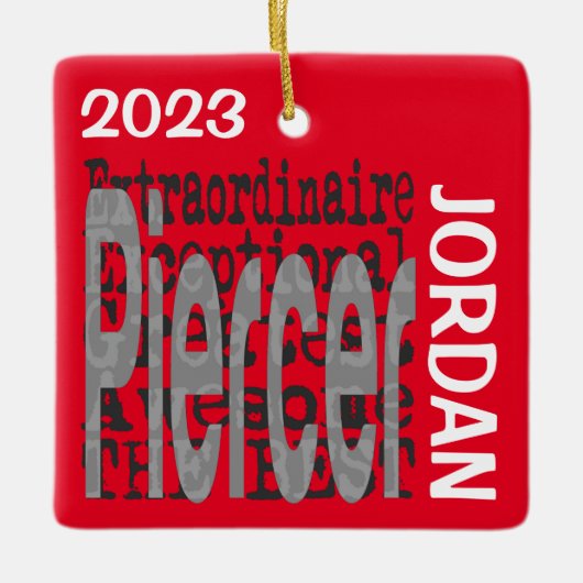 Piercer Extraordinaire CUSTOM Keramikornament (Vorderseite)