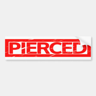 Piercing-Briefmarke Autoaufkleber