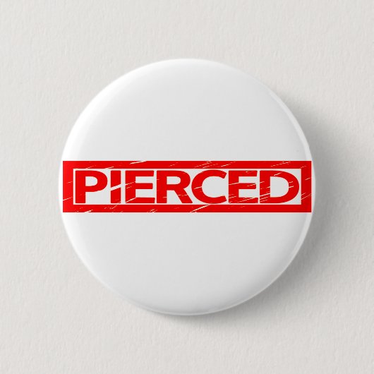 Piercing-Briefmarke Button (Vorderseite)
