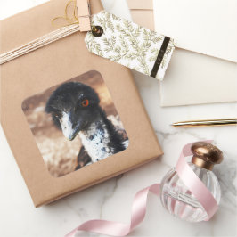 Piercing Eyes of the Outback Quadratischer Aufkleber