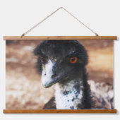 Piercing Eyes of the Outback Wandteppich Mit Holzrahmen (Vorne)