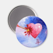 Piercing Heart aceo Magnet (Vorderseite/Rückseite)
