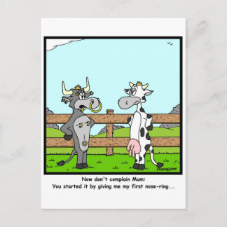 Piercing Postkarte