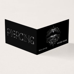 Piercing Salon Business Card Visitenkarten