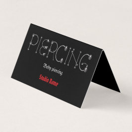 Piercing Salon Business Card Visitenkarten