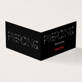 Piercing Salon Business Card Visitenkarten