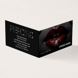 Piercing Salon Termin Visitenkarte Visitenkarten