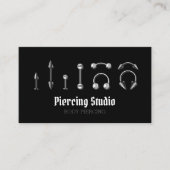Piercing Specialist Modern Visitenkarte (Vorderseite)