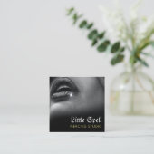 Piercing Studio Tattoo Piercing Spezialist Quadratische Visitenkarte (Stehend Vorderseite)