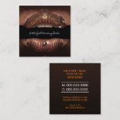 Piercing-Studio Tattoo Piercing-Spezialist Quadratische Visitenkarte (Vorne/Hinten)