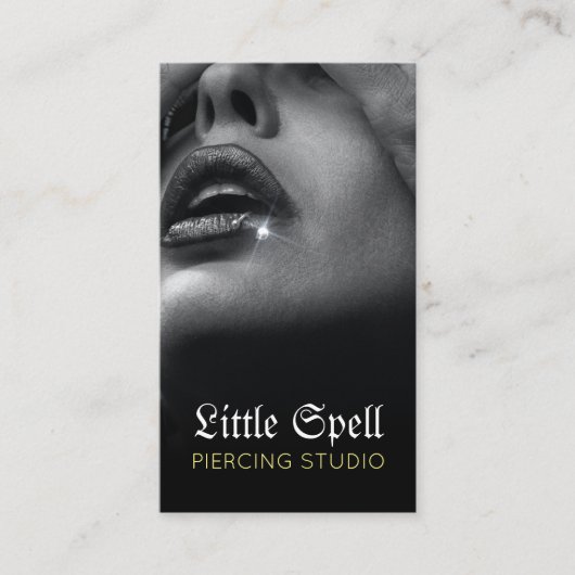 Piercing Studio Tattoo Piercing Spezialist Visitenkarte (Vorderseite)