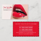 Piercing Studio Tattoo Piercing Spezialist Visitenkarte (Vorne/Hinten)