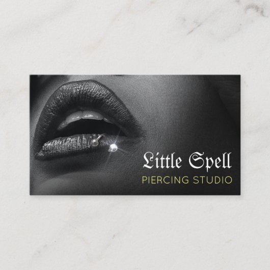 Piercing Studio Tattoo Piercing Spezialist Visitenkarte (Vorderseite)