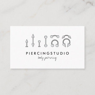 Piercing Visitenkarte