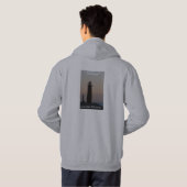 Pierhead auf dem Morgen eines kalten Winters Hoodie (Schwarz voll)