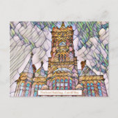 Pierhead Gebäude Cardiff Digitale Kunst Postkarte (Vorderseite)