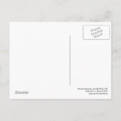 Pierhead Gebäude, Cardiff, Wales, UK (B&W) Postkarte (Rückseite)