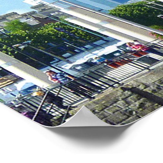 Pierhead Gebäude, Cardiff, Wales, UK Poster (Ecke)