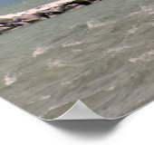 Pierhead Lighthouse, Kenosha, Wisconsin Poster (Ecke)