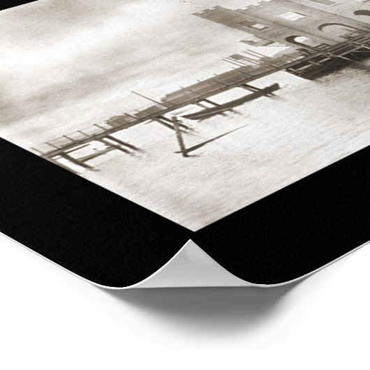 Piermont, NY Foto 1908 Poster (Ecke)