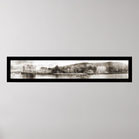 Piermont, NY Foto 1908 Poster (Vorne)