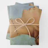 Piero del Pollaiuolo, Portrait einer jungen Frau Geschenkpapier Set (Beispiel)